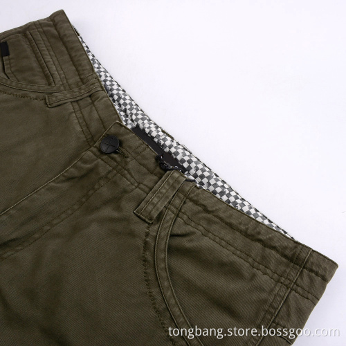 Men's Multi-pockets Woven Cargo Shorts